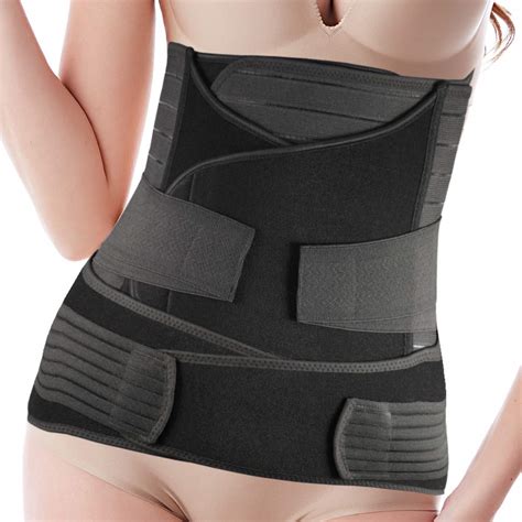 Buy Postpartum Belly Wrap 3 in 1 Support Recovery Belt - C Section ...