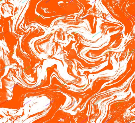 Orange White Marble Swirl Seamless Background Texture - Etsy