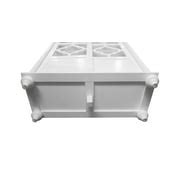 Buy Chase White Wood Contemporary China Curio Display Cabinet with ...