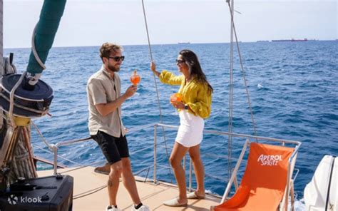 Sunset or Day Catamaran Cruise with Drink in Barcelona by Aperol ...