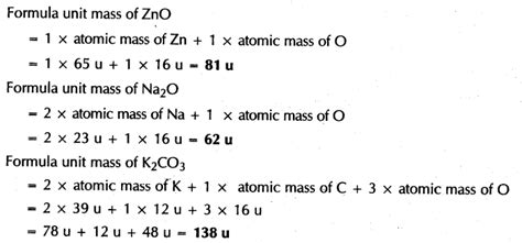 What is the formula unit mass of CaCl2 (atomic mass of Ca = 40 u , Cl ...