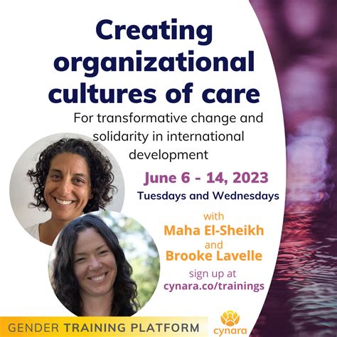 Creating Organizational Cultures of Care for Transformative Change and ...