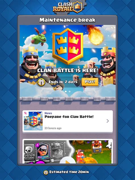 New Maintenance Break Interface Is Great! Major Props To Supercell. : r ...