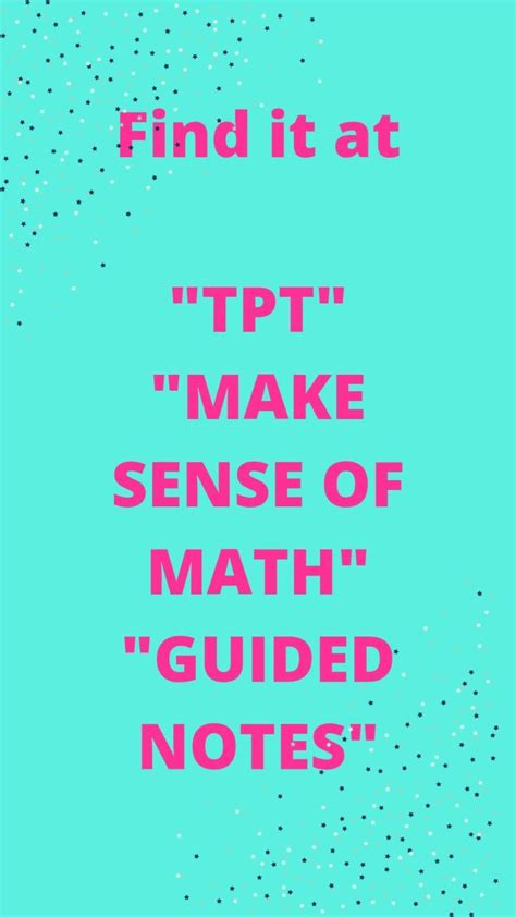 7 Grade Math Notes 的图像结果