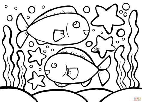 Fish coloring page | Free Printable Coloring Pages