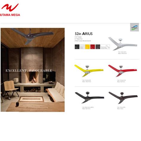 Jual MT EDMA 52IN ARIUS Ceiling Fan Remote Control - Kota Tangerang ...