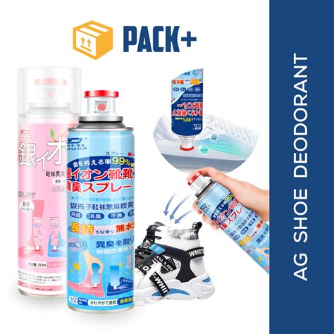 Japan AG+ Shoe Disinfectant Spray Freshener | Deodorant Deodorizer ...