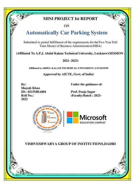 Smart Parking project shoyab khan-converted (1) (1) - MINI PROJECT Ist ...