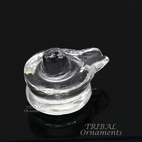Natural sphatik crystal stone divine lor shiva lingam statue, amazing ...