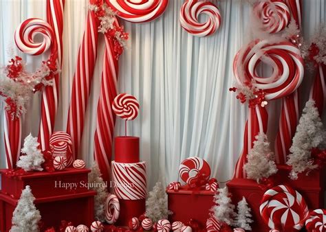 Thank You Candy Canes Background