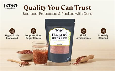 Halim Seeds 500g by TOSO - Aliv Seeds | High in Fibre and Omega 3 ...