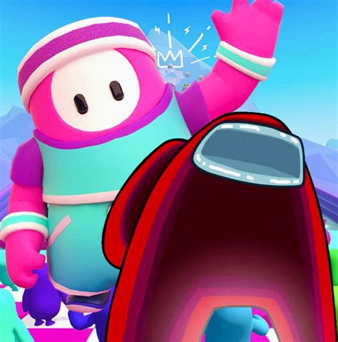 Image result for Fall Guys Vs Among Us Animation