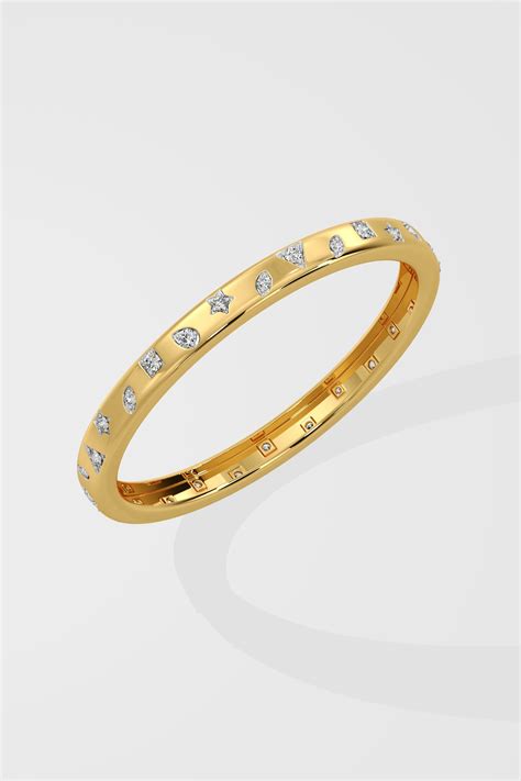 Askew Sparkle Bangle – House of Quadri