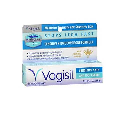 Buy Vagisil Anti-Itch Creme Maximum Strength Sensitive Skin Formula 1 ...
