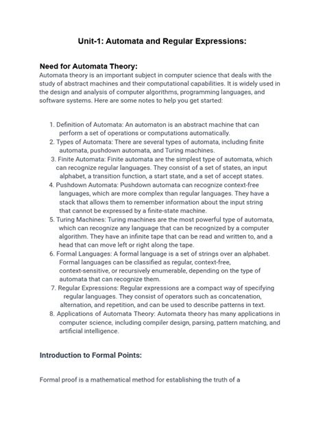 Regular Expression in Automata Theory 的图像结果