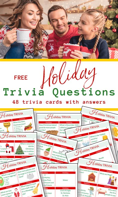 Holiday Trivia Questions And Answers Printables - Calendar Productivity ...