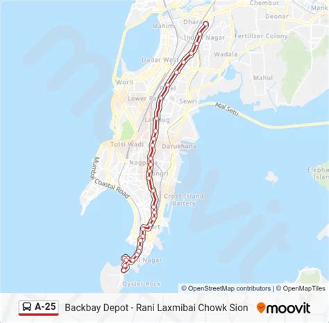 A25 Route: Schedules, Stops & Maps - Backbay Depot (Updated)