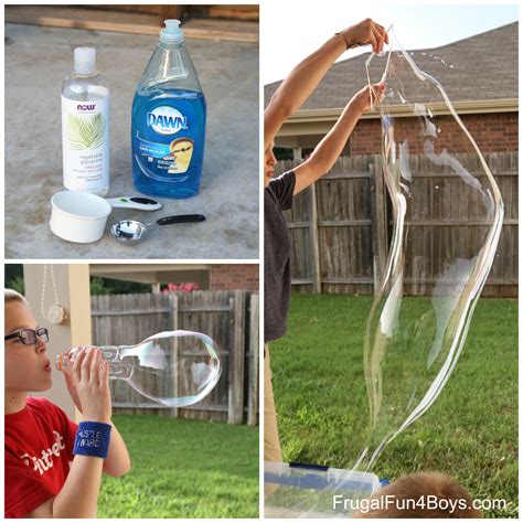 How to Make Giant Bubbles and Awesome Bubble Wands! - Frugal Fun For ...