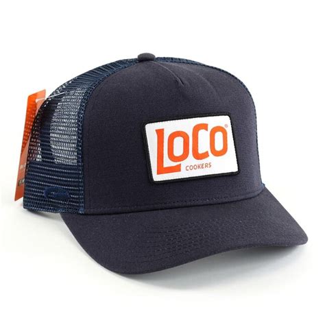LoCo COOKERS Adult Unisex Blue Cotton Trucker Hat LCHNR at Lowes.com