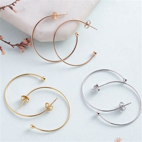 Single Drop Rounded Earring Triple Hoops Combo 925 Sterling Silver – Zavya