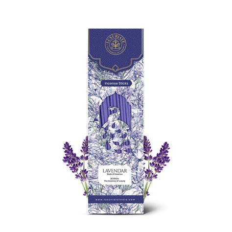 Luxuriate: Lavender Incense Agarbatti Sticks - Contains 20 Incense Sticks