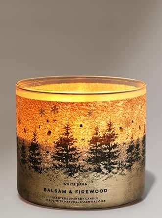 Bath & Body Works Balsam & Firewood 3-Wick Candle 411g : Amazon.in: Beauty