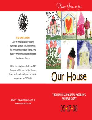 Fillable Online homelessprenatal MISSION STATEMENT - Homeless Prenatal ...