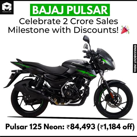 Maxabout.com | 🏍️ Bajaj Pulsar Hits 2 Crore Sales Milestone – Celebrate ...