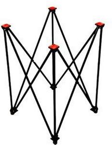 HHS SPORTS Premium Iron Easy Foldable Height Adjustable Carrom Stand ...
