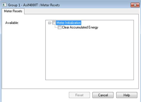 CM3000 and CM4000 How to reset accumulated energy from the ION Setup ...
