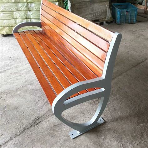 专业生产户外休闲椅 公园座椅 防腐木室外长坐凳 小区休息排椅-阿里巴巴