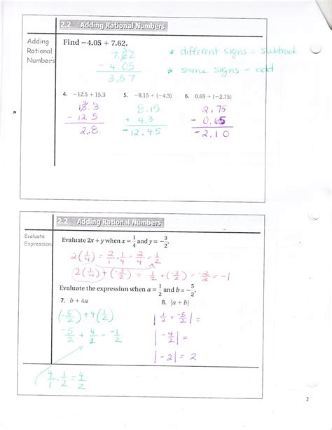 Image result for Math Adding Rational Numbers