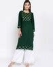 Buy Green Kurta Suit Sets for Women by Clothing Culture Online | Ajio.com