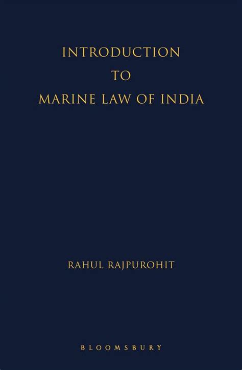 Introduction to Marine Law of India: Buy Introduction to Marine Law of ...