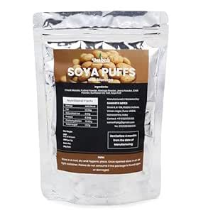 Soya Puffs— Protein-Rich Roasted Soya Snack | Plant-Based Crunch for ...