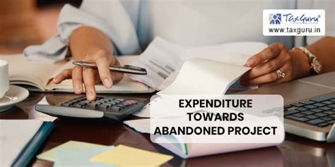Expenditure towards abandoned project is available as revenue expenditure