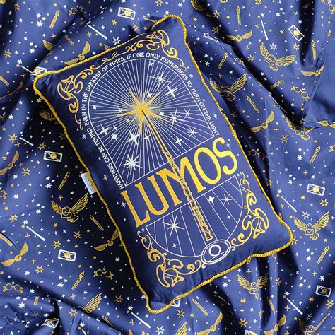 Official Harry Potter Lumos Shape Cushion for Boys & Girls (Can be Per ...