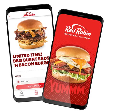 Red Robin Restaurant Menu