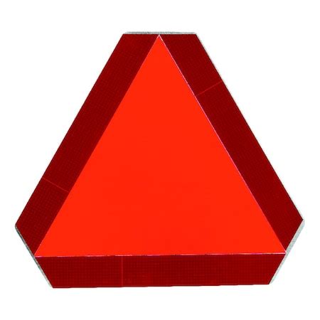 Smv SMV English Red Safety Sign 14 in. H X 14 in. W 2-C | Zoro