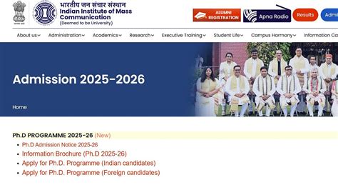 IIMC PhD Admissions 2025-26: Registration Process Underway; Check ...