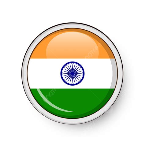 India Circle Flag Vector, India Circle Flag, Circle Flag, India Flag PNG and Vector with ...