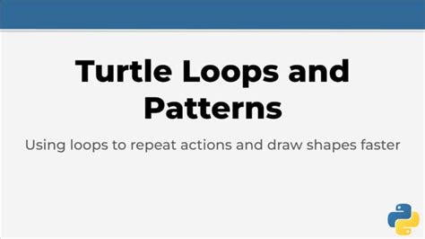 Image result for What Is a Turtle Loop in Python Turtle