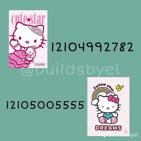 Image result for Hello Kitty Roblox ID Code