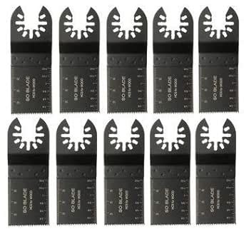 3NH® 10Pcs 35Mm High Carbon Steel Saw Blades For Fein Porter Black And ...