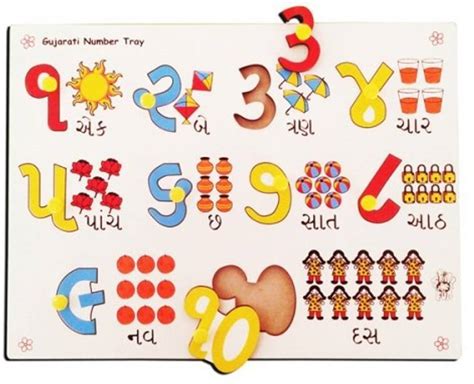 SKILLOFUN GUJARATI NUMBERS SHAPE TRAY Price in India - Buy SKILLOFUN ...