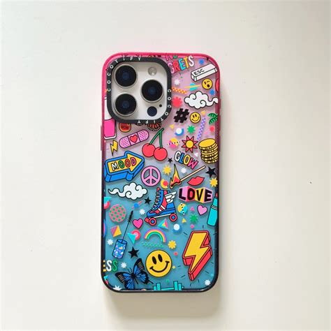 Neon Pop Sticker Collage Case 🌈⚡ – The Gadget Outfit