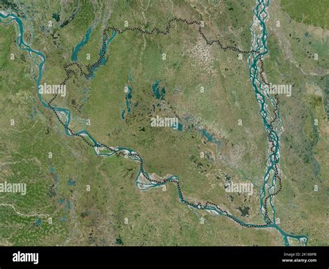 Rajshahi, division of Bangladesh. High resolution satellite map Stock Photo - Alamy