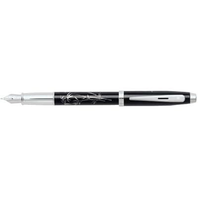 Buy Sheaffer Silk Screened Bamboo Design Fountain Pen, Black 9297-0 ...