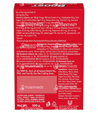 Boost Powder 500 Gm - Uses, Side Effects, Dosage, Price | Truemeds