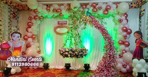 Baby Naming Ceremony Decoration | Namkaran | Name Revealing Ideas ...